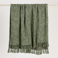 TC Sharma Cedar Green Throw 50x70 - Ornate Home
