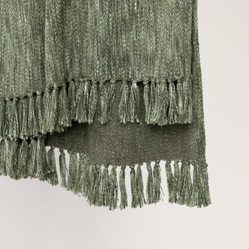 TC Sharma Cedar Green Throw 50x70 - Ornate Home