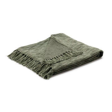 TC Sharma Cedar Green Throw 50x70 - Ornate Home