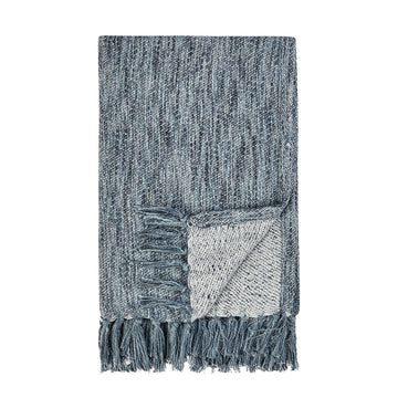TC Sharma Denim Blue Throw 50x70 - Ornate Home