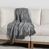 TC Sharma Gray Throw 50x70 - Ornate Home