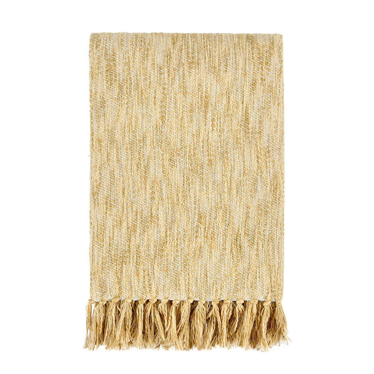 TC Sharma Yellow Throw 50x70 - Ornate Home