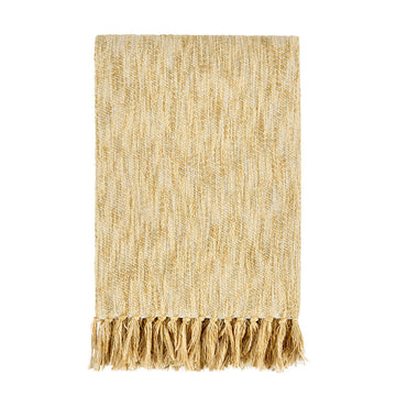 TC Sharma Yellow Throw 50x70 - Ornate Home