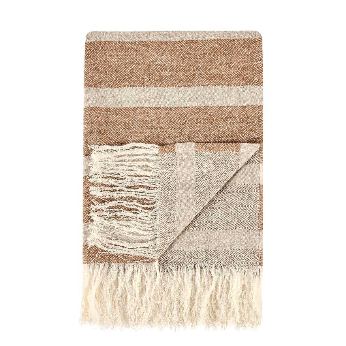 TC Sherry Hazel/Natural Throw 50x70 - Ornate Home
