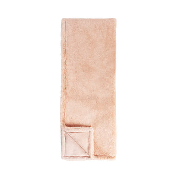 TC Taiga Faux Peach Fur Throw 50x70 - Ornate Home