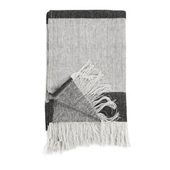 TC Talara Natural/Charcoal Throw 50x70 - Ornate Home