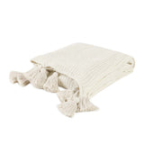TC Veda Ivory 50x70 Throw - Ornate Home