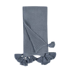 TC Veda Sea Fog Blue 50x70 Throw - Ornate Home