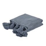 TC Veda Sea Fog Blue 50x70 Throw - Ornate Home