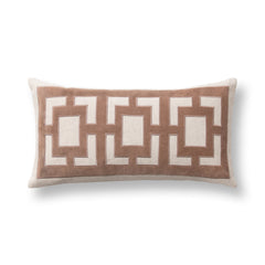 TD Corbin Frothed Brown 14x26 Throw Pillow (Set of 2) - Ornate Home