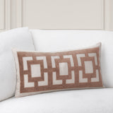 TD Corbin Frothed Brown 14x26 Throw Pillow (Set of 2) - Ornate Home