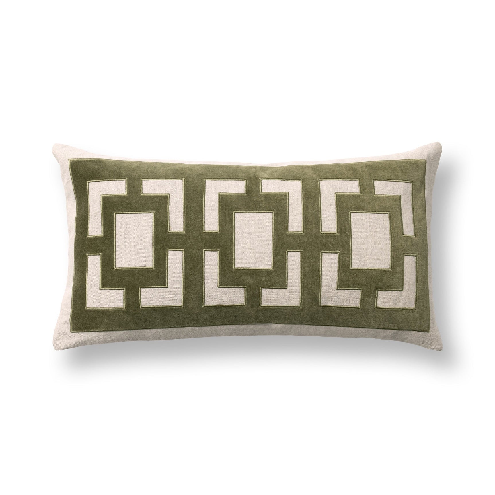 TD Corbin Olive Green 14x26 Throw Pillow (Set of 2) - Ornate Home