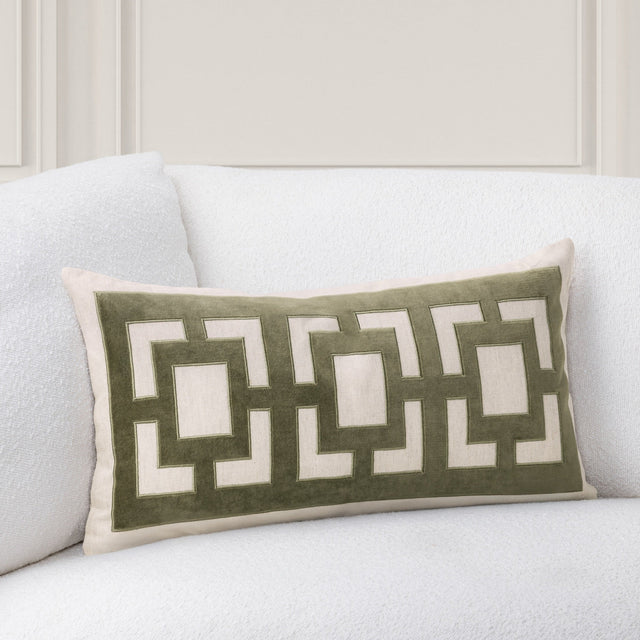 TD Corbin Olive Green 14x26 Throw Pillow (Set of 2) - Ornate Home