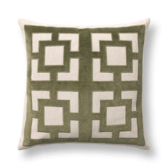 TD Corbin Olive Green 22x22 Throw Pillow (Set of 2) - Ornate Home