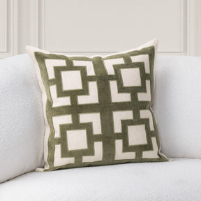 TD Corbin Olive Green 22x22 Throw Pillow (Set of 2) - Ornate Home