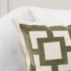 TD Corbin Olive Green 22x22 Throw Pillow (Set of 2) - Ornate Home