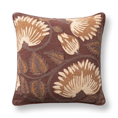 TD Folly Mahogany Multi 22x22 Throw Pillow (Set of 2) - Ornate Home