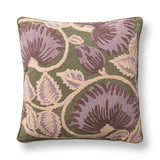 TD Folly Olive Green Multi 22x22 Throw Pillow (Set of 2) - Ornate Home