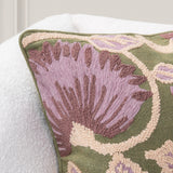 TD Folly Olive Green Multi 22x22 Throw Pillow (Set of 2) - Ornate Home