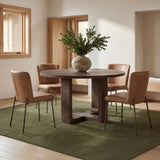 Hayes Rustic Brown Dining Table