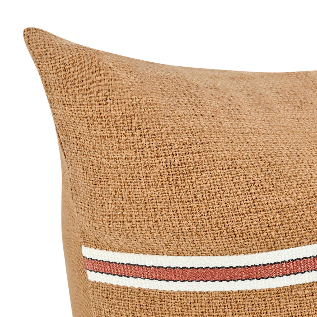 TL Pryce Chestnut Brown/ Terracotta 22x22 Throw Pillow (Set of 2) - Ornate Home
