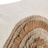 TL Pueblo Chestnut/ Natural Leather 22x22 Throw Pillow (Set of 2) - Ornate Home