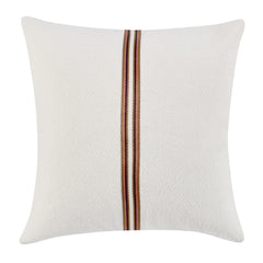 TL Ralph Ivory/Sangria Red Multiple Sizes Throw Pillow (Set of 2) - Ornate Home