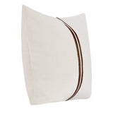 TL Ralph Ivory/Sangria Red Multiple Sizes Throw Pillow (Set of 2) - Ornate Home