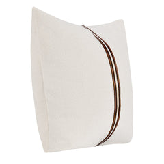 TL Ralph Ivory/Sangria Red Multiple Sizes Throw Pillow (Set of 2) - Ornate Home