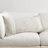 TL Ria Natural/Black Multiple Sizes Throw Pillow - Ornate Home