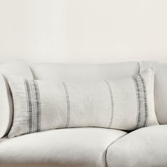 TL Ria Natural/Black Multiple Sizes Throw Pillow - Ornate Home