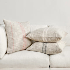 TL Ria Natural/Ivory Multiple Sizes Throw Pillow - Ornate Home