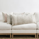 TL Ria Natural/Ivory Multiple Sizes Throw Pillow - Ornate Home