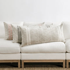TL Ria Natural/Ivory Multiple Sizes Throw Pillow - Ornate Home