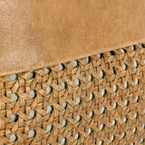 TL Toscano Chestnut Brown Leather Multiple Sizes Throw Pillow (Set of 2) - Ornate Home