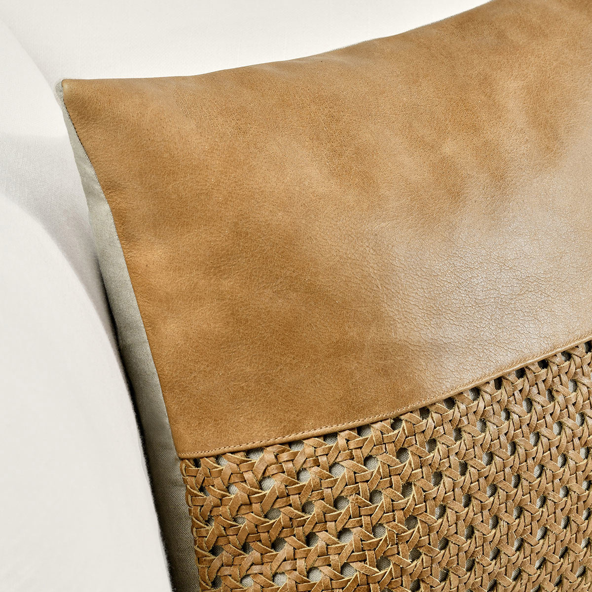 TL Toscano Chestnut Brown Leather Multiple Sizes Throw Pillow (Set of 2) - Ornate Home