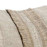 TL Valley Natural 22x22 Throw Pillow (Set of 2) - Ornate Home