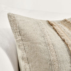 TL Valley Natural 22x22 Throw Pillow (Set of 2) - Ornate Home