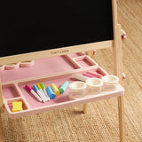 Tiny Land® Pink Magnitales Easel & Paper Roll Set