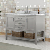 Reston Gray 49" Vanity with Top/ Sink