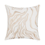 TQ Drift Ivory/Natural 22x22 Throw Pillow (Set of 2) - Ornate Home