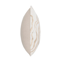 TQ Drift Ivory/Natural 22x22 Throw Pillow (Set of 2) - Ornate Home