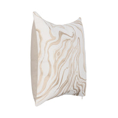 TQ Drift Ivory/Natural 22x22 Throw Pillow (Set of 2) - Ornate Home