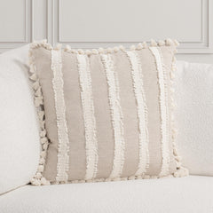 TQ Edisto Natural/Ivory Multiple Sizes Throw Pillow (Set of 2) - Ornate Home