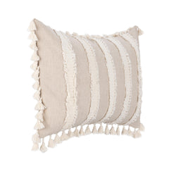 TQ Edisto Natural/Ivory Multiple Sizes Throw Pillow (Set of 2) - Ornate Home
