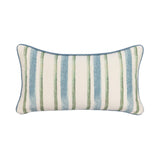 TQ Harbor Blue/Green Stripe Multiple Sizes Throw Pillow (Set of 2) - Ornate Home