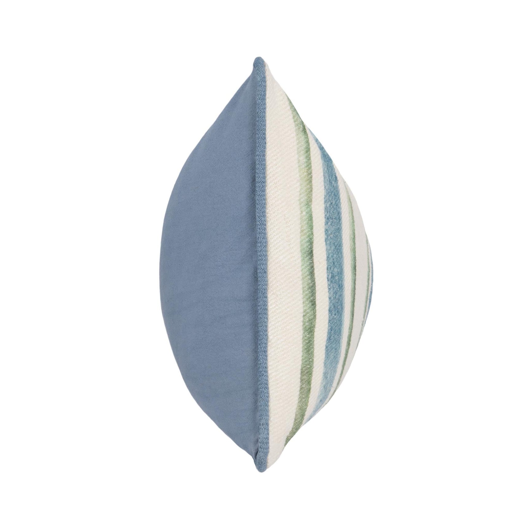 TQ Harbor Blue/Green Stripe Multiple Sizes Throw Pillow (Set of 2) - Ornate Home