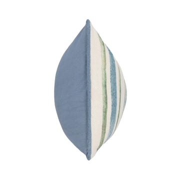 TQ Harbor Blue/Green Stripe Multiple Sizes Throw Pillow (Set of 2) - Ornate Home