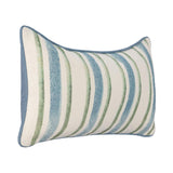 TQ Harbor Blue/Green Stripe Multiple Sizes Throw Pillow (Set of 2) - Ornate Home