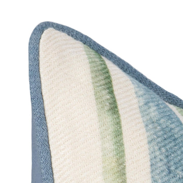 TQ Harbor Blue/Green Stripe Multiple Sizes Throw Pillow (Set of 2) - Ornate Home